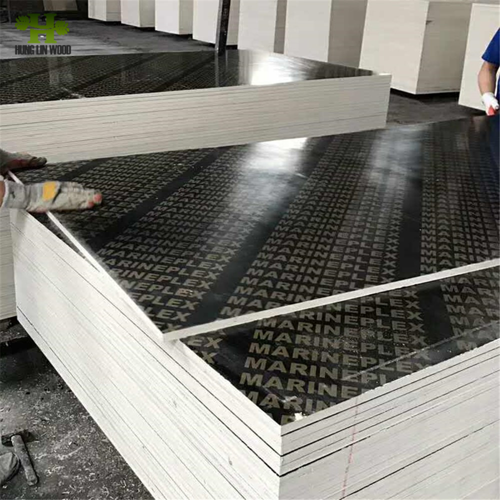 Black Brown Formwork Poplar Hardwood Core Film Faced Plywood for Building Material