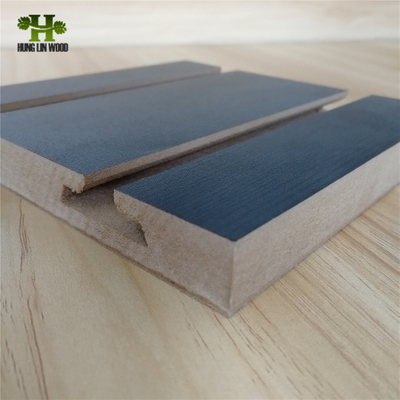 High Gloss Melamine Slotted MDF From China