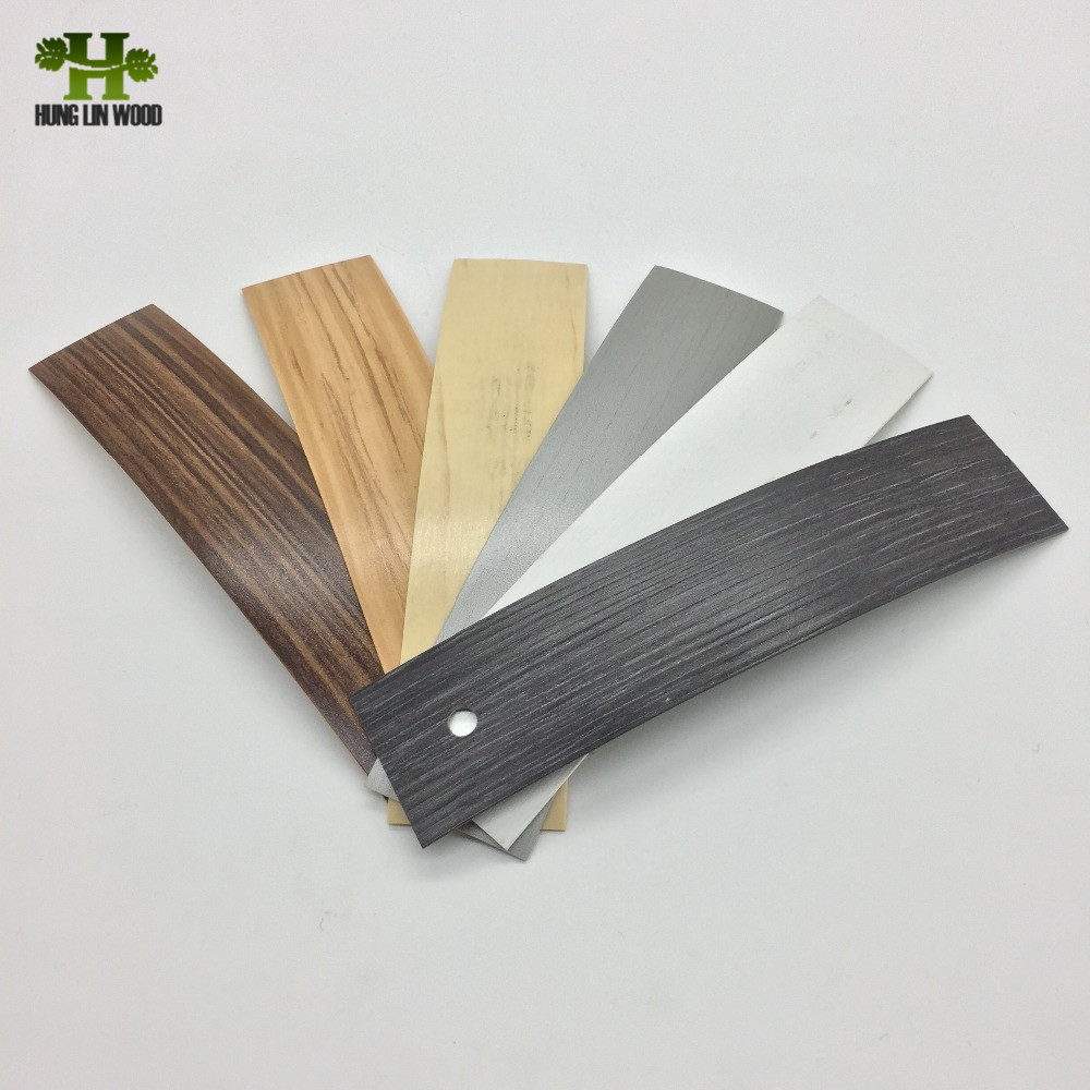 Wood Grain/Solid Color PVC Edge Banding for Idoor Furniture