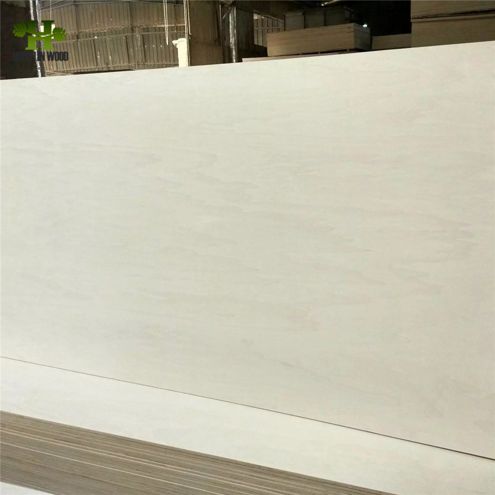 1220*2440mm Natural Poplar Veneer Plywood 