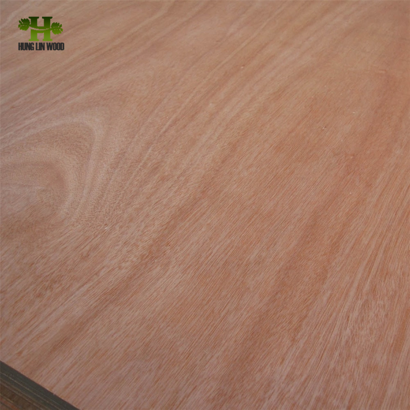 1220*2440mm 18mm Natural Okoume Wood Veneer Commercial Plywood 