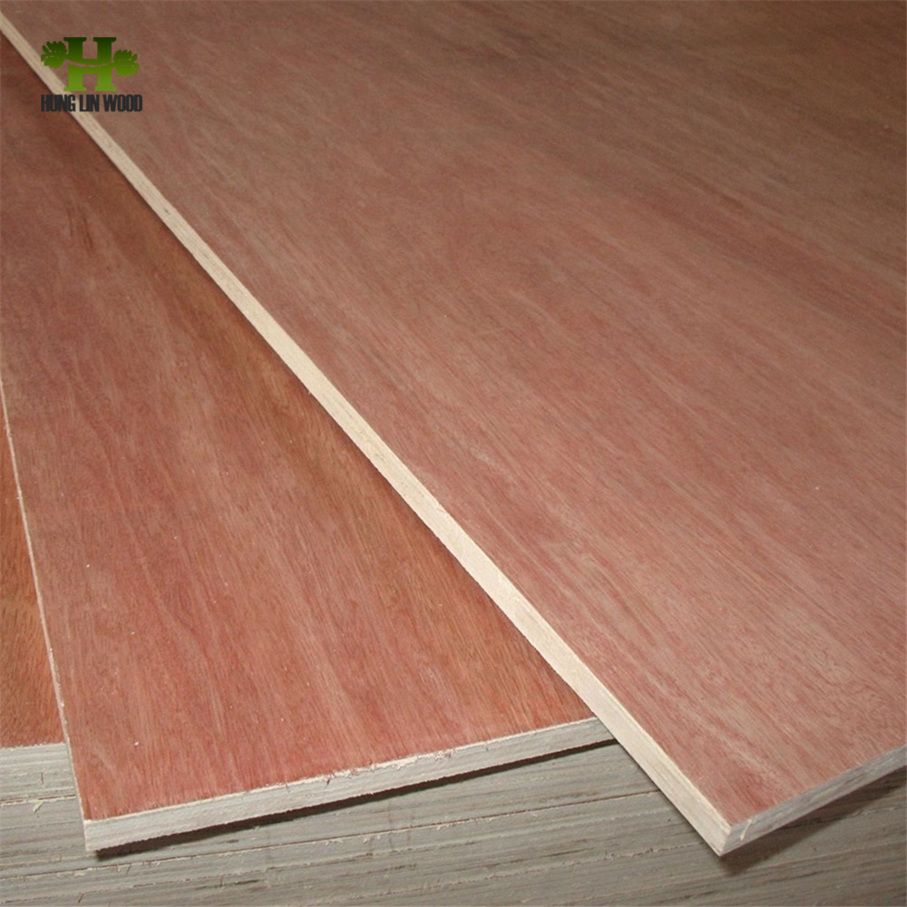 1220*2440mm 18mm Natural Okoume Wood Veneer Commercial Plywood 