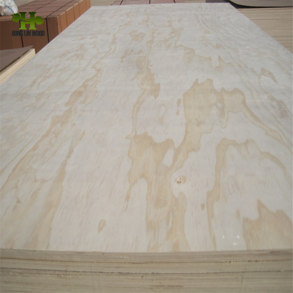 1220*2440mm Natural Pine Veneer Plywood 
