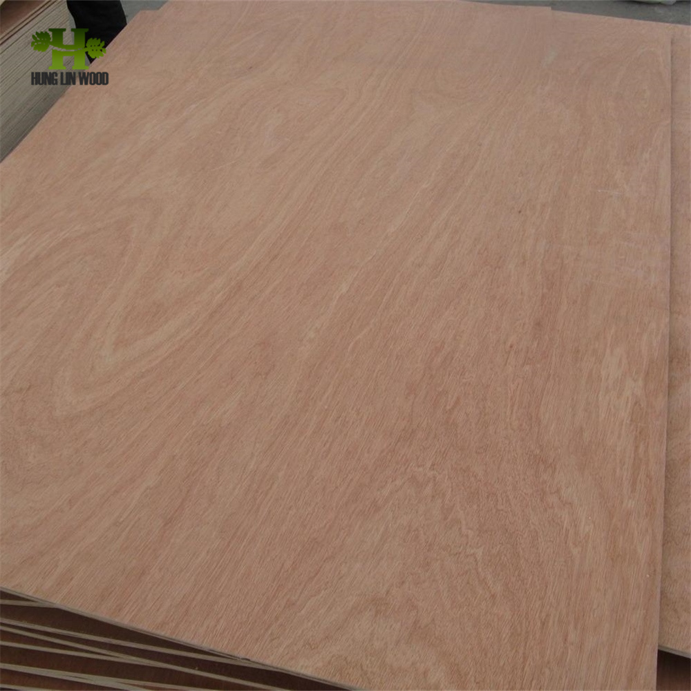 Okoume Wood Veneer Laminated Commercial Plywood for Furniture