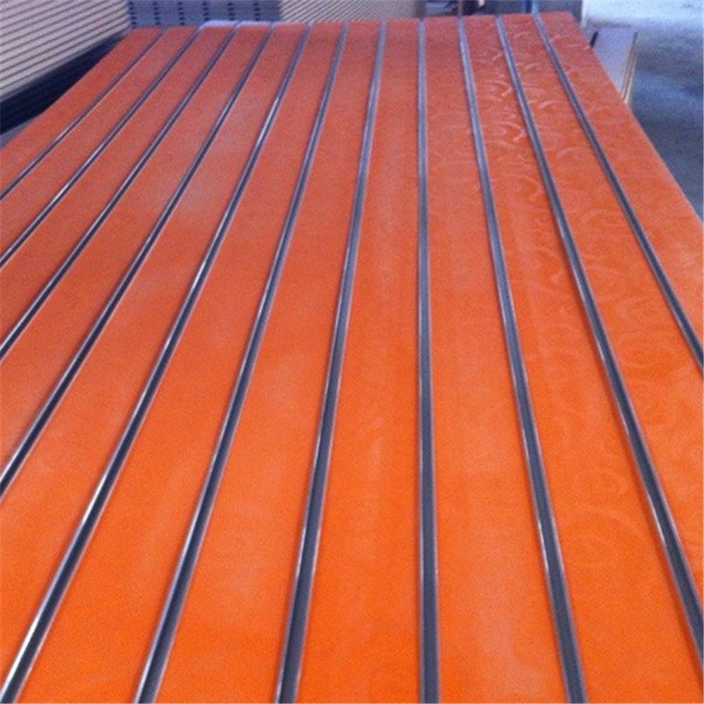 Ellipse Groove Melamine Laminated MDF Board with Ce