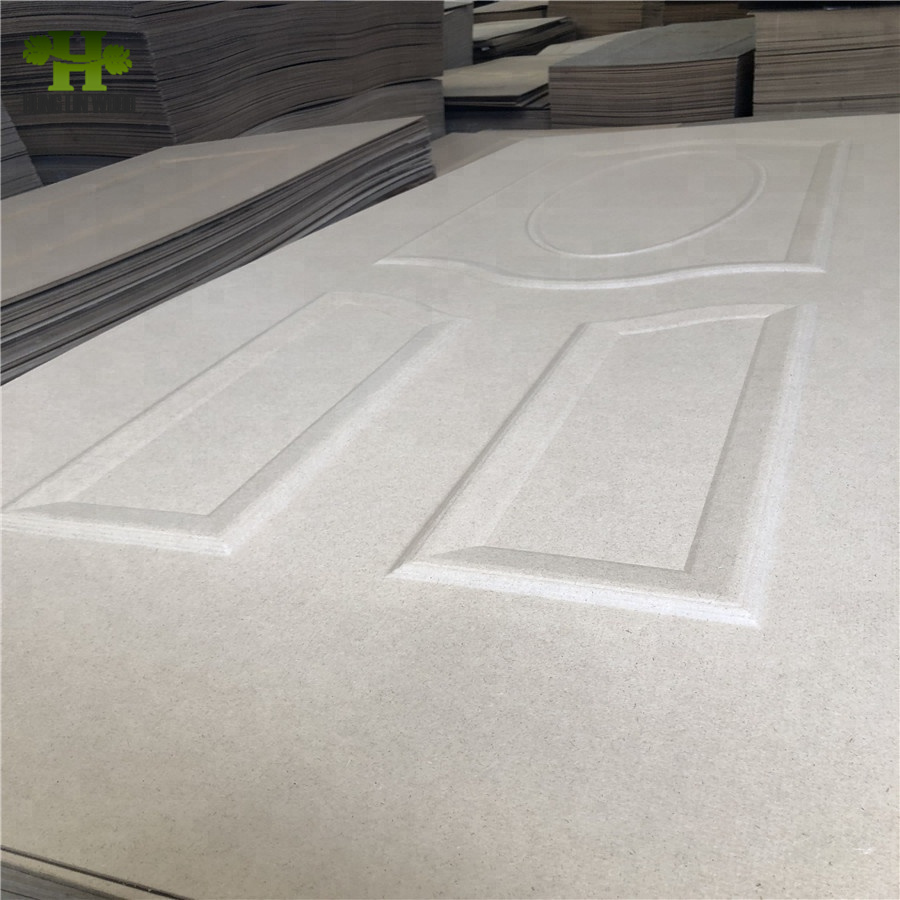 Natural Veneer /Melamine Faced HDF Mould Door Skin Used for Home Door Furniture