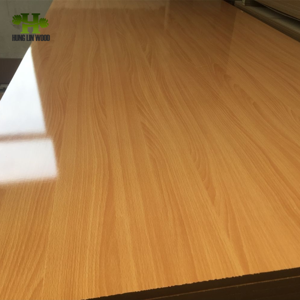 1220*2440*15mm White Color Melamine MDF Furniture Grade E1 Glue