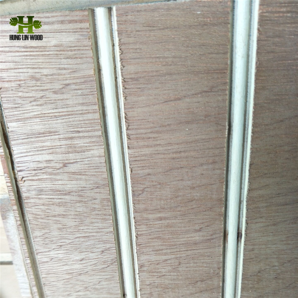 1220*2440mm BB/BB, BB/CC China supply slotted/grooved Plywood