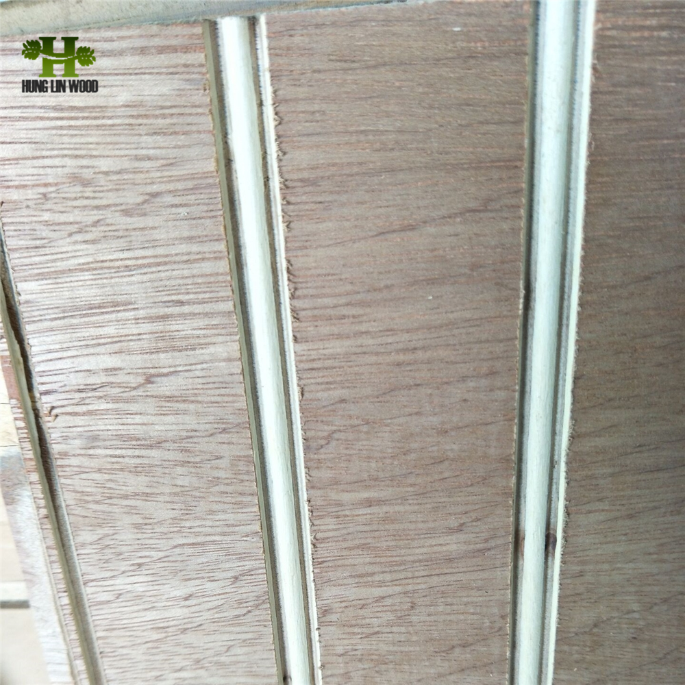 Factory-W Type Groove Pine Plywood/Slote Pine Plywood in Chile