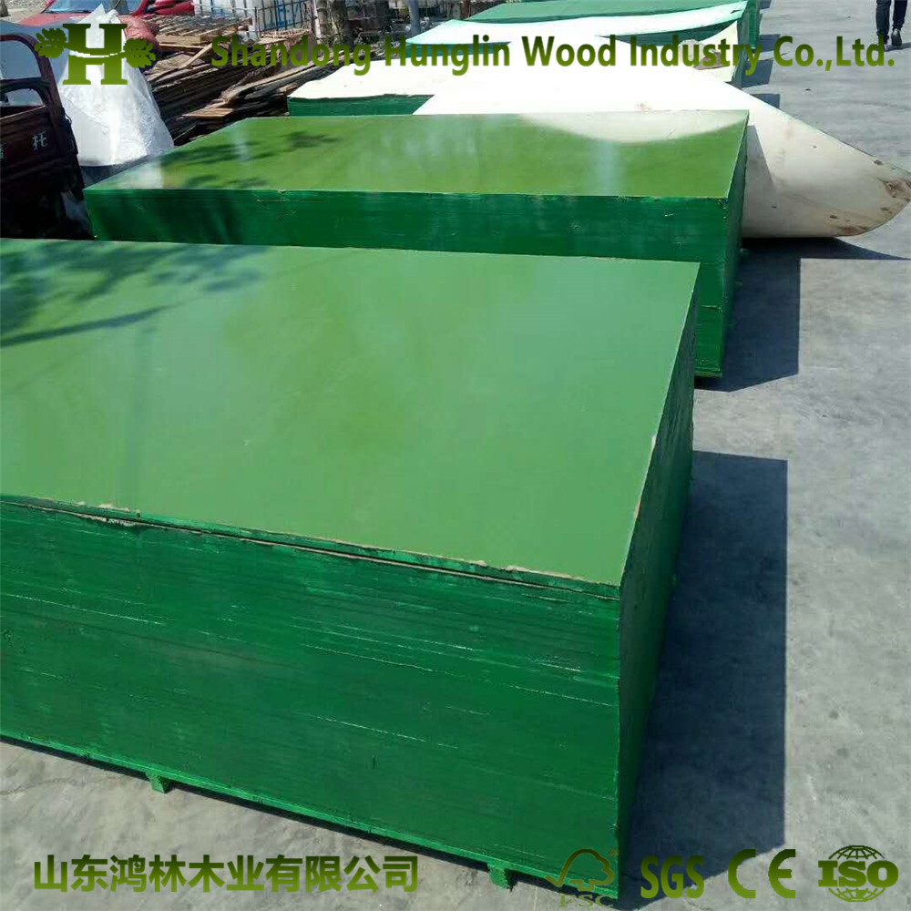18mm Hardwood Waterproof Plywood Green PP Plastic Film Faced Plywood