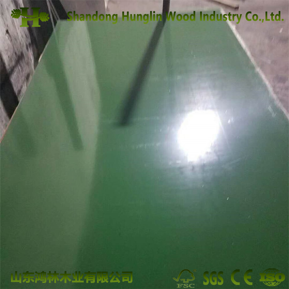 18mm Poplar Core Green PP Plastic Film Faced Plywood for Construction