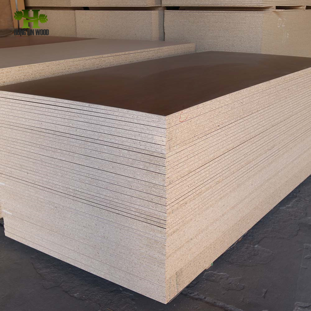 16mm 18mm 25mm E1 Melamine Laminited Particle Board with Cutting Size for Furniture