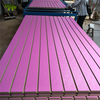 Both Side Melamine Slotted/Slatwall MDF with Aluminium