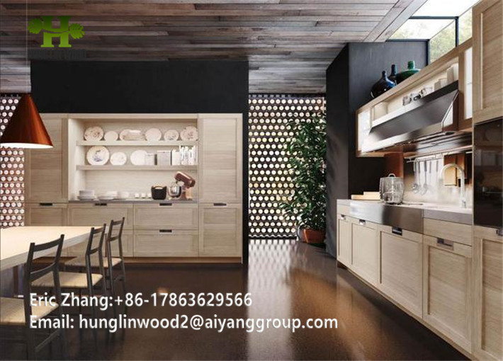 Lacquer Modern Plywood Home Furniture Wood Kitchen Cabinet Factory Wholesale