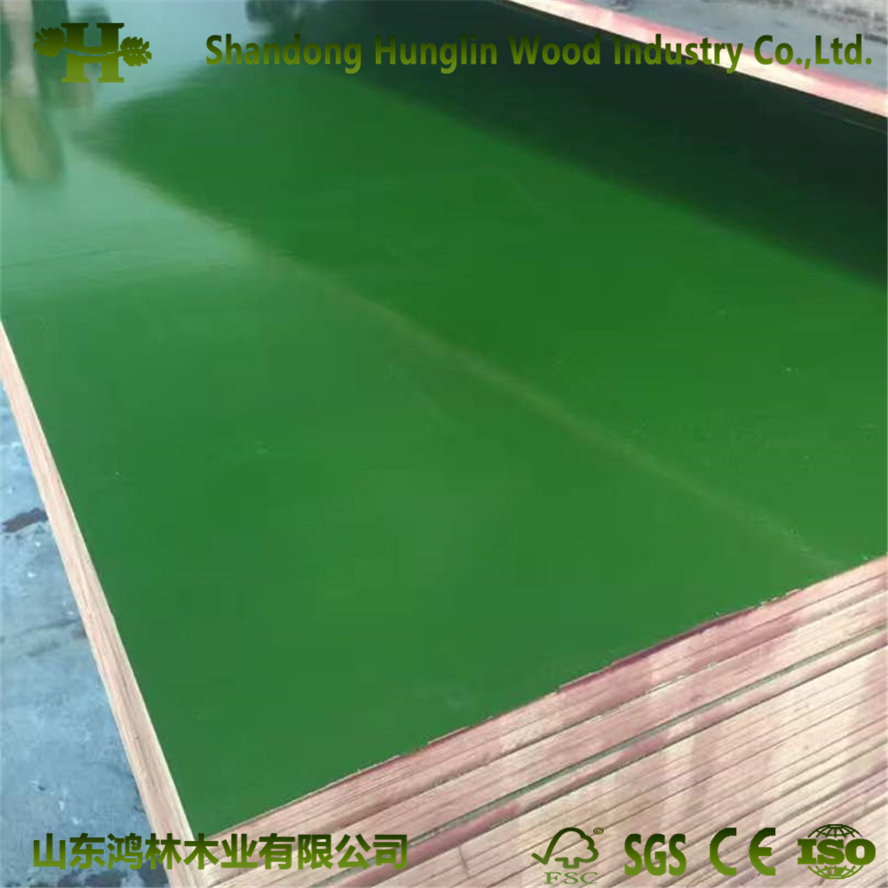 High Quality 18mm 20mm 21mm Blue Green Orange Color PP Plastic Film Faced Plywood