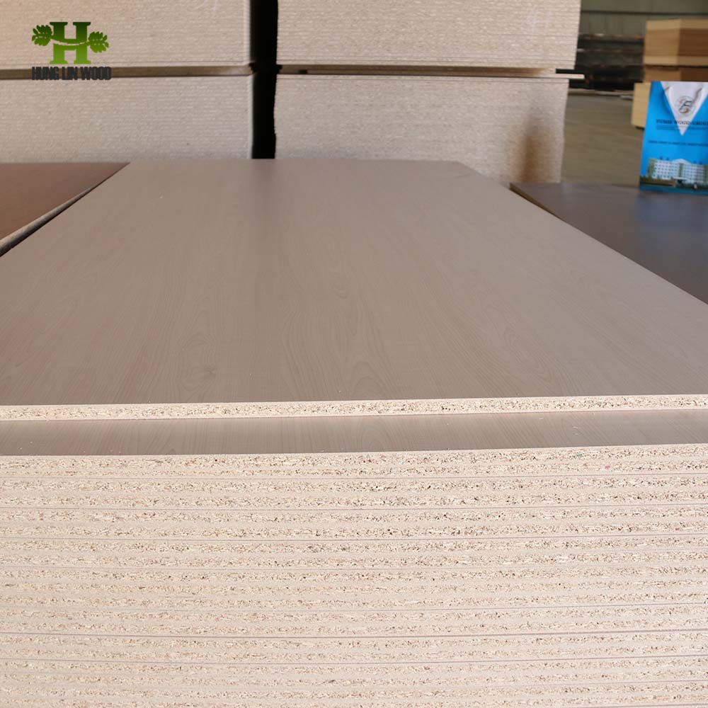 White /Black Pure Color Melamine Finished Particle Board