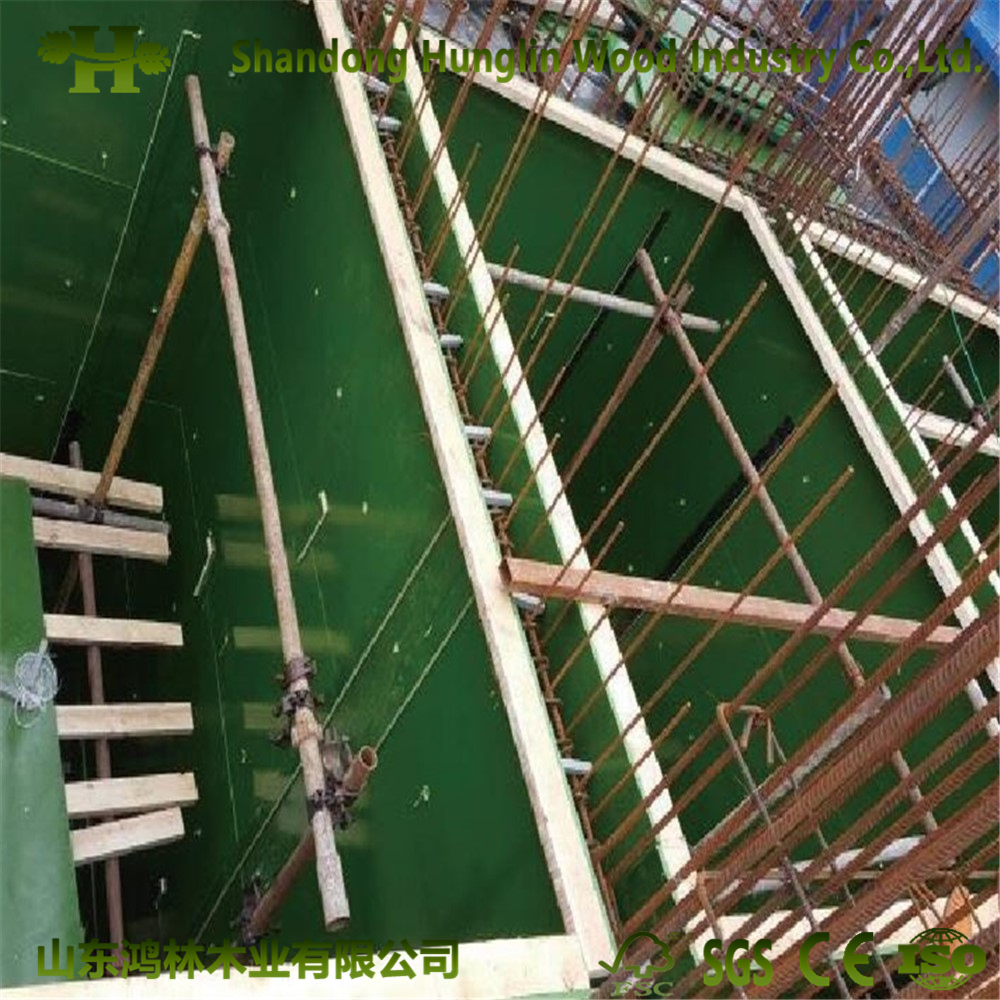 Top Stronger Plastic Face Film Faced Plywood with Poplar Core or Mix Core