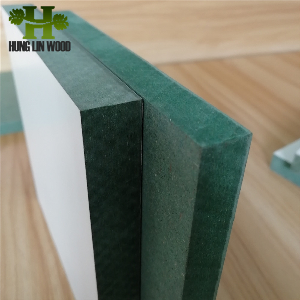 1220X2440X15mm Hmr MDF Board Moisture Resistant MDF Board Green Color MDF