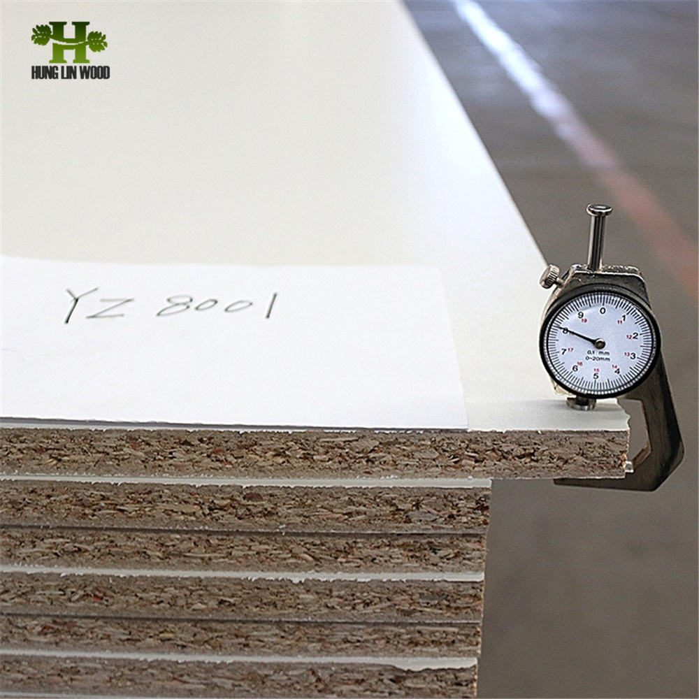 Melamine Faced Particle Board with High Quality for Furniture, Kitchen Cabinet, Building, Construction