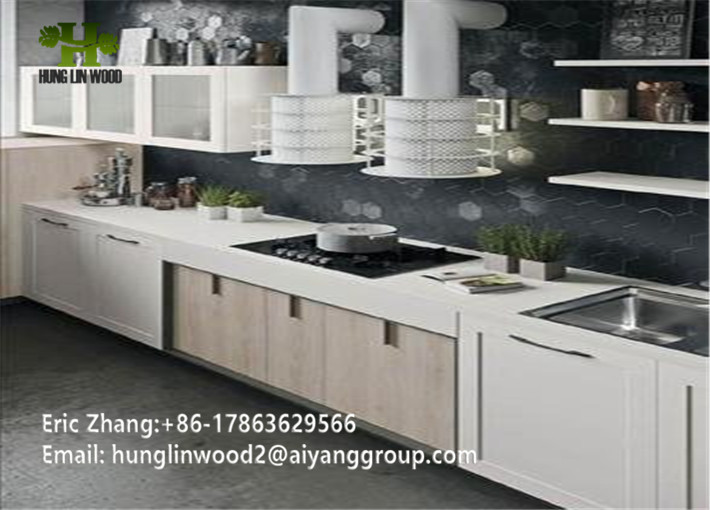 Lacquer Modern Plywood Home Furniture Wood Kitchen Cabinet