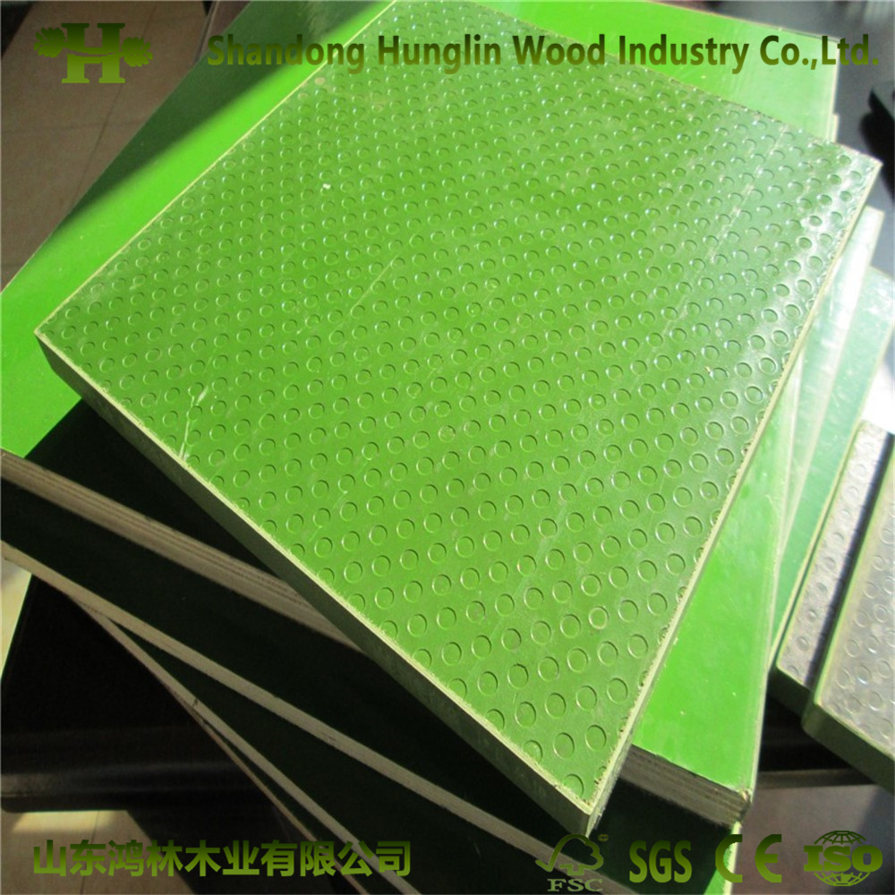 Top Stronger Plastic Face Film Faced Plywood with Poplar Core or Mix Core