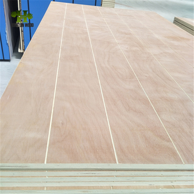 1.6-25mm grooved pine plywood commercial plywood