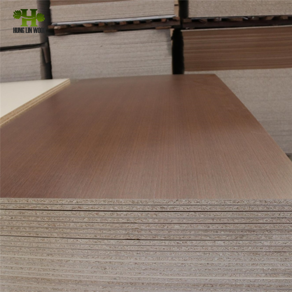 16mm 18mm 25mm E1 Melamine Laminited Particle Board with Cutting Size for Furniture