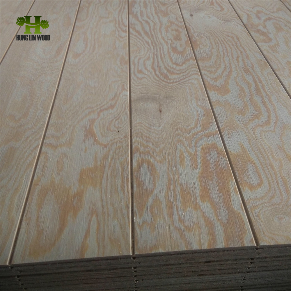 1220*2440mm Furniture Grade Grooved Pine Plywood