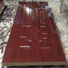 High Quality Moulded HDF MDF Melamine Cheap Wood Veneer Door Skin for Wood Door