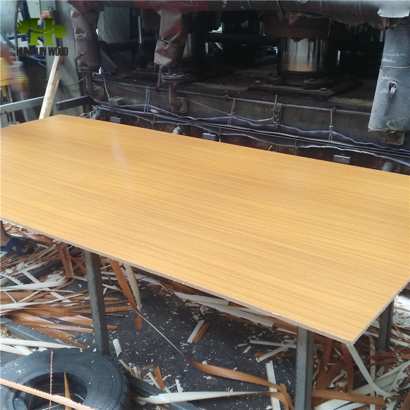 High Quality Wood Grain Color Fancy Color Masinia Color Melamine Faced MDF for Africa Market