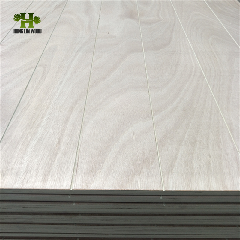 1220*2440mm Plywood with Grooves for Decoration