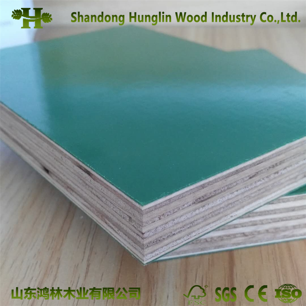 High Quality 18mm Blue/ Green/ Orange Color PP Plastic Film Faced Plywood Factory From China