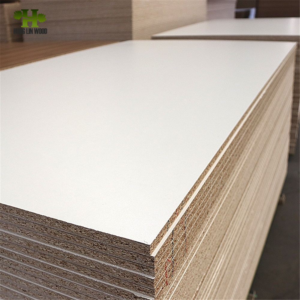 3mm-25mm Large Size 1220X2800 2100X2800 1830X2440mm Melamine Laminated Particle Board for Furniture