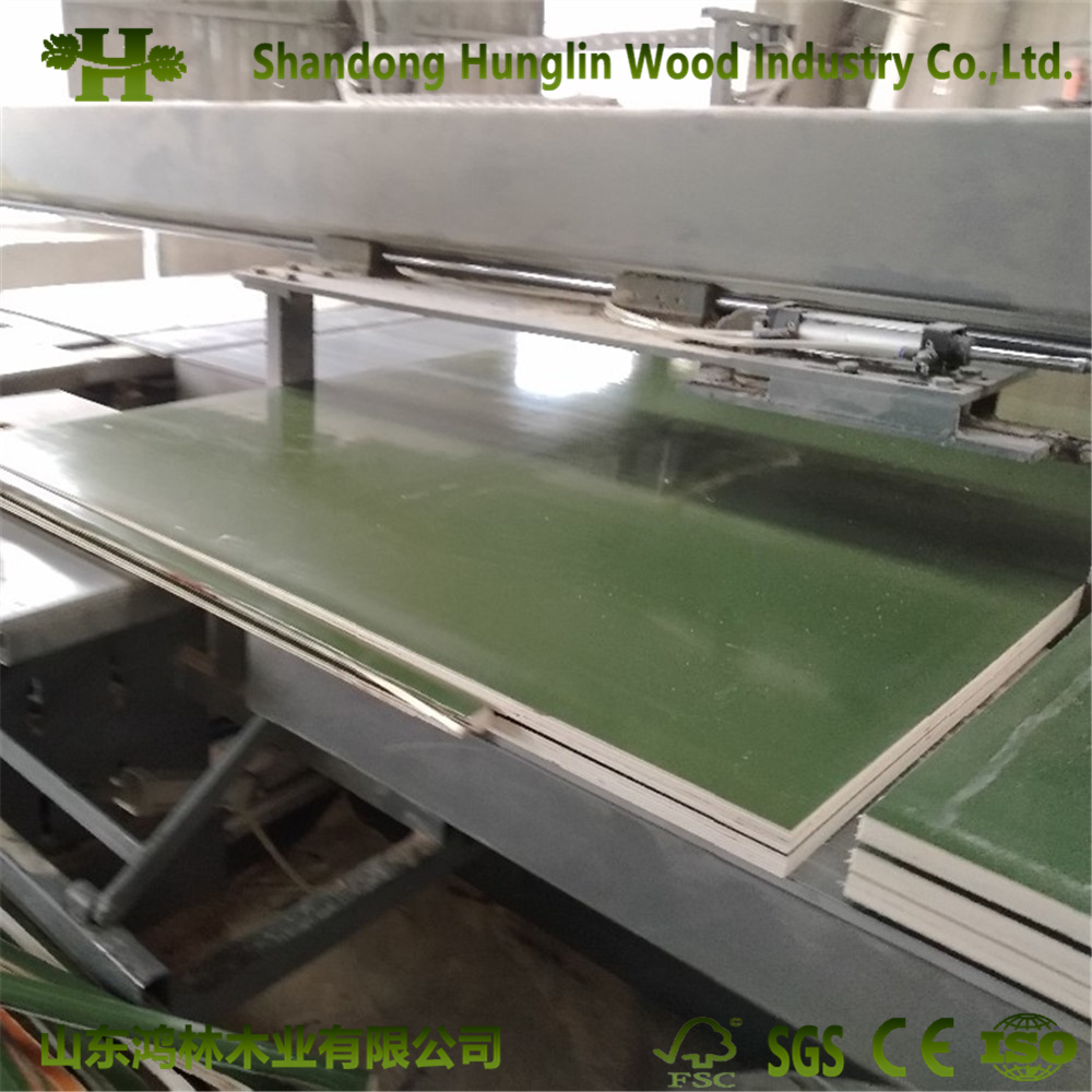 Reusable 18mm Green PP Plastic Film Faced/Formwork Plywood for Construction