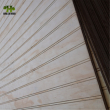 Factory-W and V and U Types Groove and Grooved Pine Plywood in 9mm/18mm